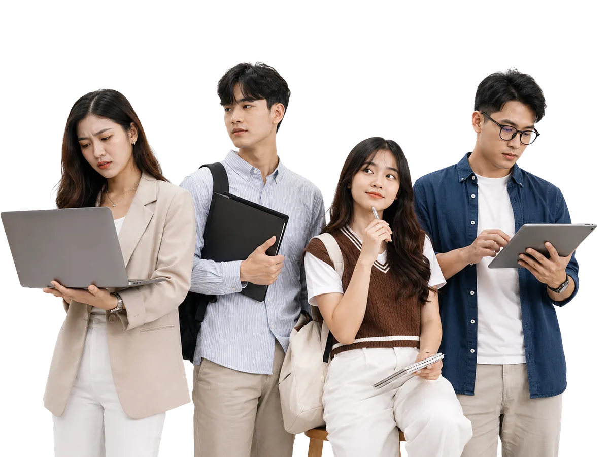 Young Vietnamese marketing professionals
